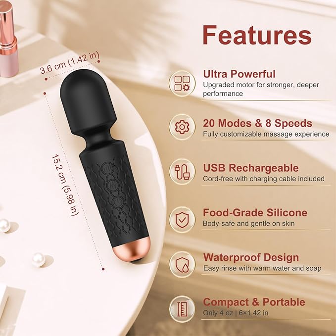 Upgraded Cordless Handheld Massager - Image 3