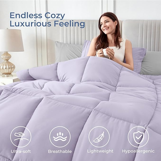 Sasttie Full Size Comforter Sets, 7 Pieces Reversible Bed in a Bag Full - Image 3