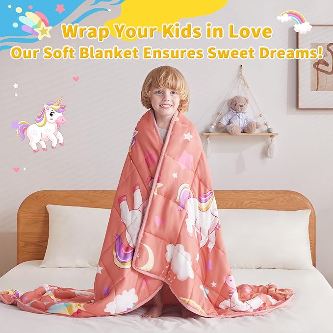 anfie Weighted Blanket Kids Weighted Blanket Cooling Blanket - Image 4