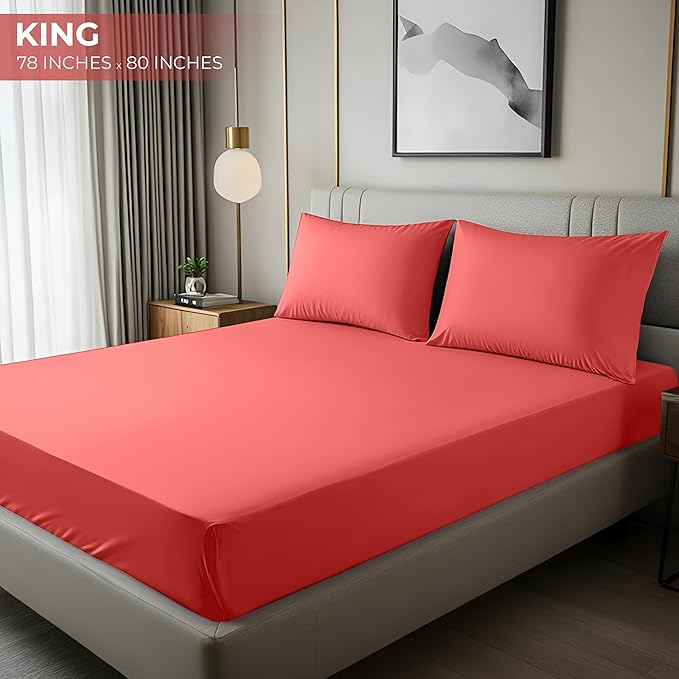 Utopia Bedding King Fitted Sheet - Image 2