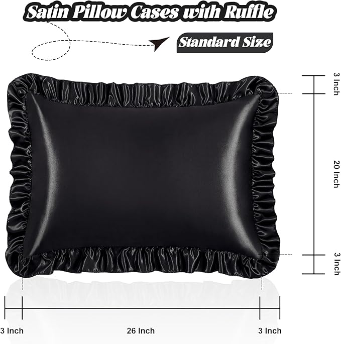 Homiest Ruffle Satin Pillowcase - Image 3