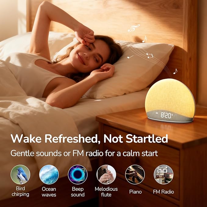 HOUSBAY Sunrise Alarm Clock Radio - Image 4