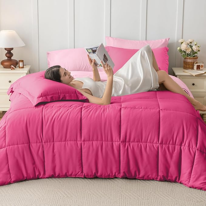 JOLLYVOGUE California King Comforter Set, Ultra-Soft Bed in a Bag 7 Pieces - Image 6