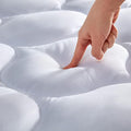 SLEEP ZONE Quilted Fitted Queen Mattress Pad Cover by SLEEPZONELIFE