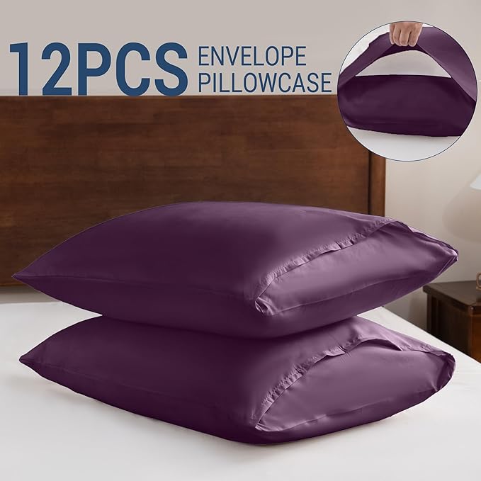 Pillowcases King 12 Pack, 20x36 Pillow Cases - Image 5