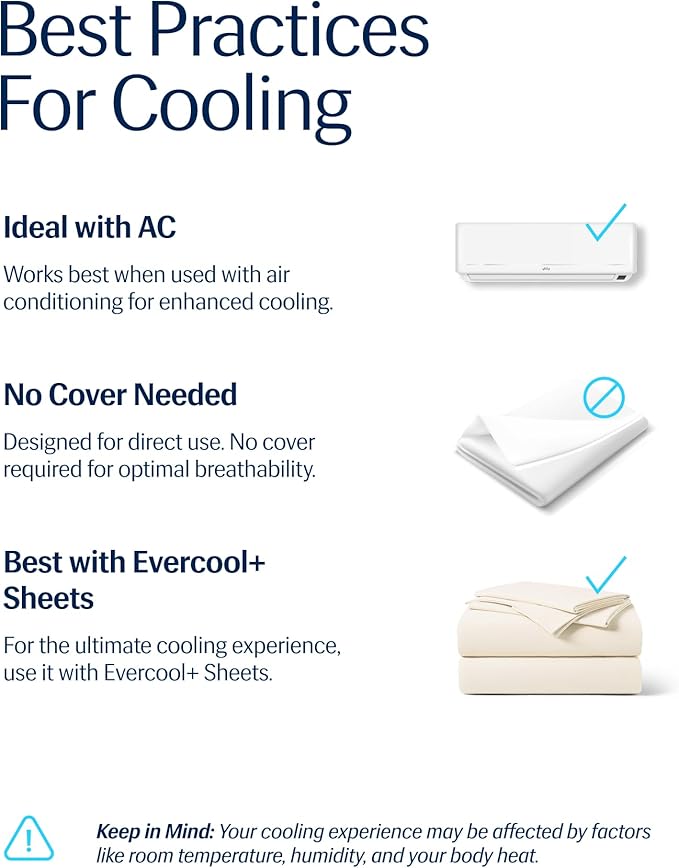 REST® Evercool® Cooling Comforter, King/Cali King, Blanket - Image 7