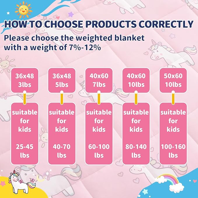 anfie Weighted Blanket Kids Weighted Blanket Cooling Blanket - Image 6