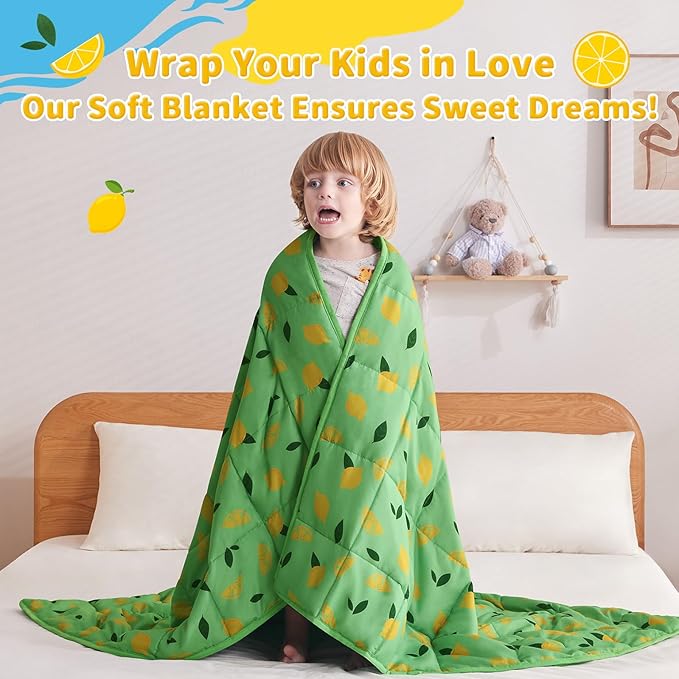 anfie Weighted Blanket Kids, Weighted Blanket Cooling Blanket - Image 3