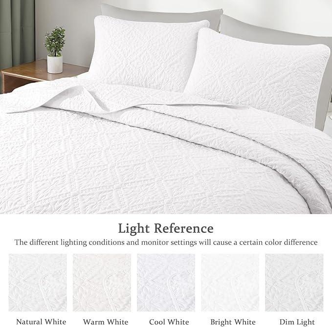 Exclusivo Mezcla Twin Quilt Bedding Set, Lightweight Soft Bedspreads Coverlets - Image 3