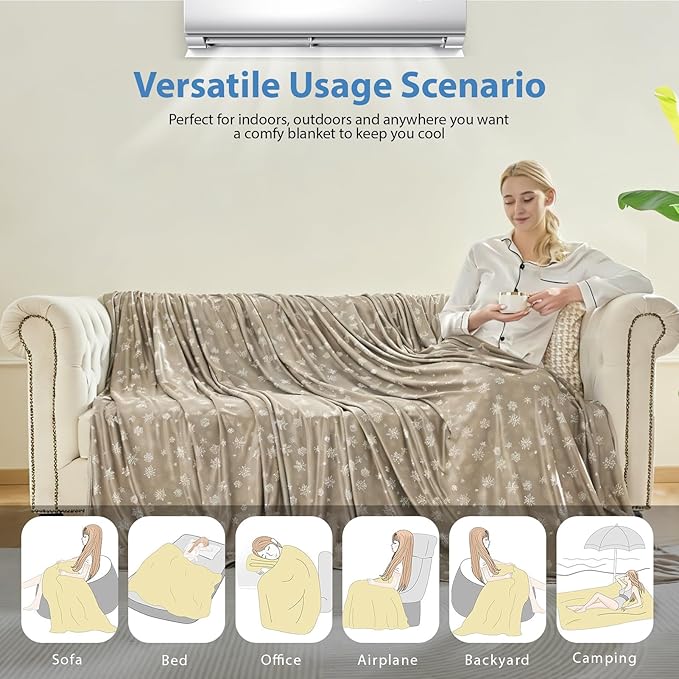 OIGAE Cooling Blanket for Hot Sleepers - Image 5