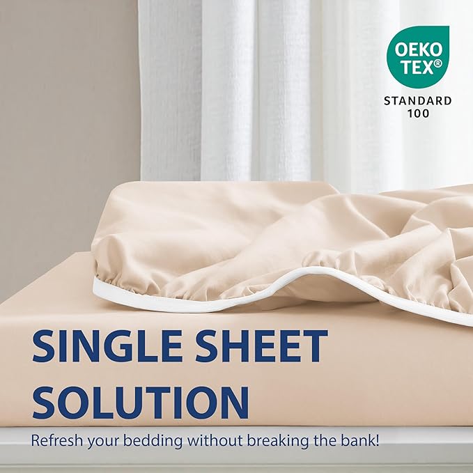 Cathay Home Twin Fitted Sheet - Image 2