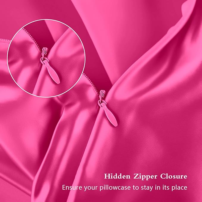Silk Pillowcase for Hair and Skin, Mulberry Silk Pillow Cases Queen Size - Image 3
