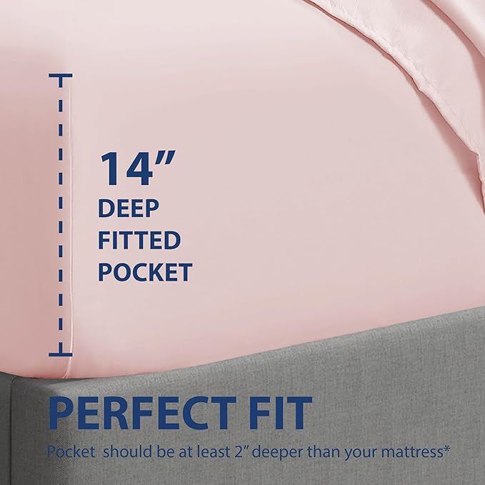 Cathay Home Twin Fitted Sheet - Image 3