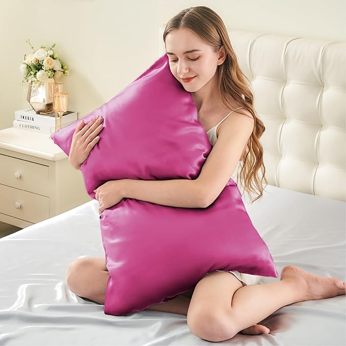 INFIIXSO Mulberry Silk Pillow Case King Size, Silk Pillowcase - Image 3