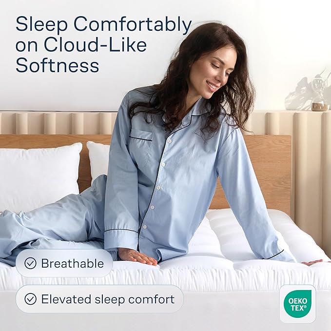 Cloud-Like California King Mattress Topper - Image 2