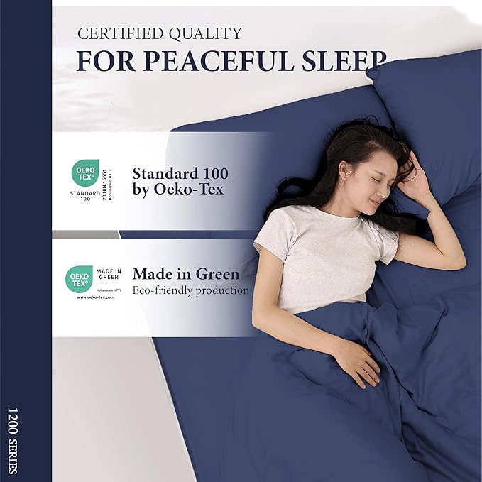 100% Egyptian Cotton King Size Sheets Set - Image 6