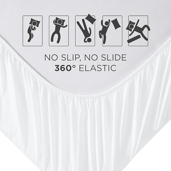 Royale Linens Fitted Sheet Twin XL - Image 5