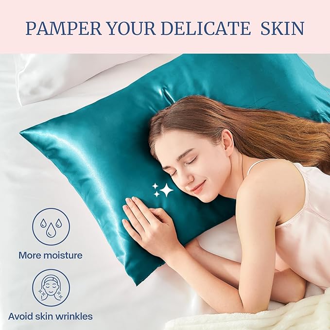 BEDELITE Satin Pillowcase for Hair and Skin, Super Soft Similar to Silk Pillow - Image 3