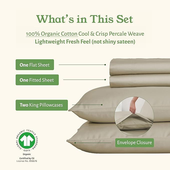 California Design Den California King Sheets Deep Pockets Set - Image 4