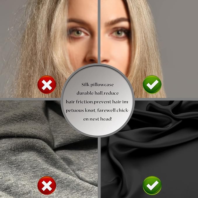 Silk Pillow Cases 2 Pack Soft Breathable and Sliky King Size Pillow Cases Set - Image 5