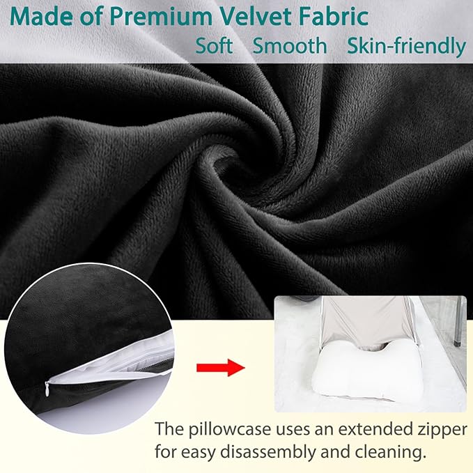 Shredded Memory Foam Body Pillow, Pregnancy Pillows - Image 6