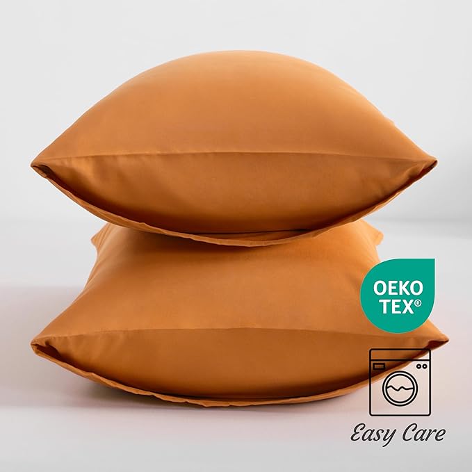 NTBAY Queen Pillow Cases Set, 2 Pack Brushed Microfiber 20x30 Inches, Stain - Image 5