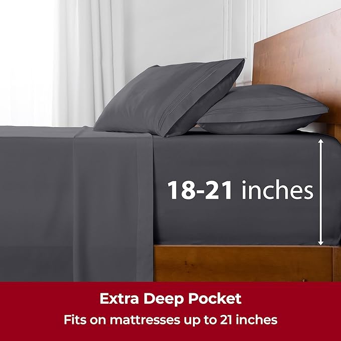 Mellanni Extra Deep Queen Sheets - Image 6