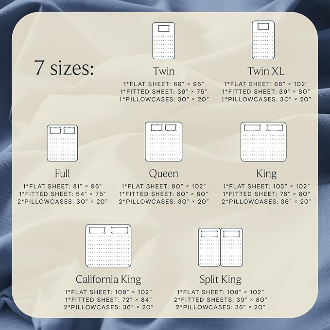 LuxClub 4 PC Full Sheet Set, Breathable Luxury Bed Sheets, Deep Pockets 18" - Image 4