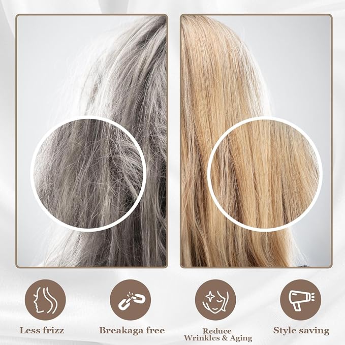 Adubor Silk Pillow Case 2 Pack for Hair and Skin - Image 5