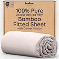 Bambaw 100% Viscose Derived from Bamboo Fitted Sheet Twin Size, Cooling Fitted by Bambaw
