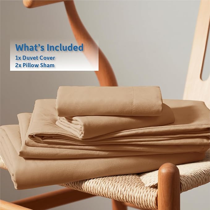 Nestl Mocha Brown Duvet Cover King Size - Image 9