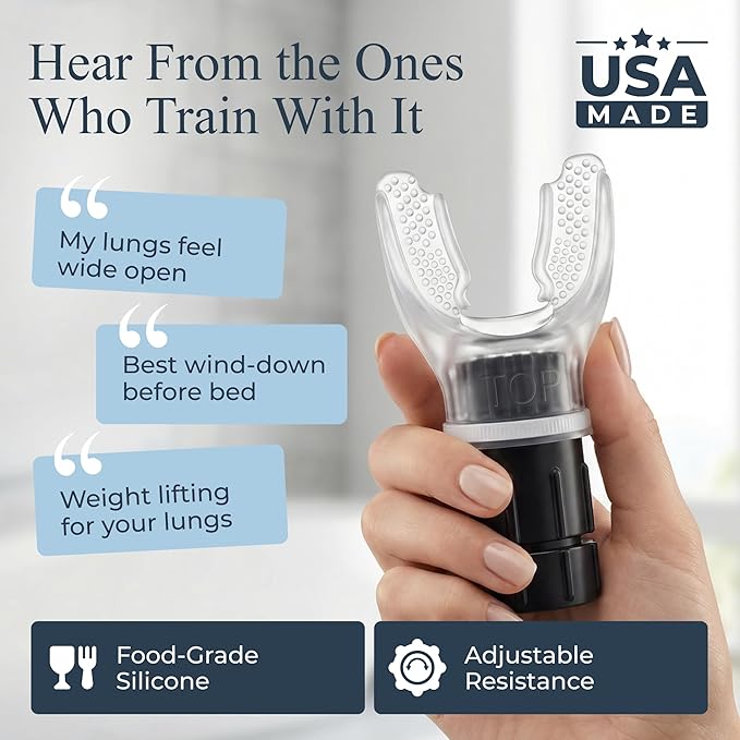 Expand-A-Lung | Breathing Exercise Fitness Trainer | Inspiratory Muscle - Image 5