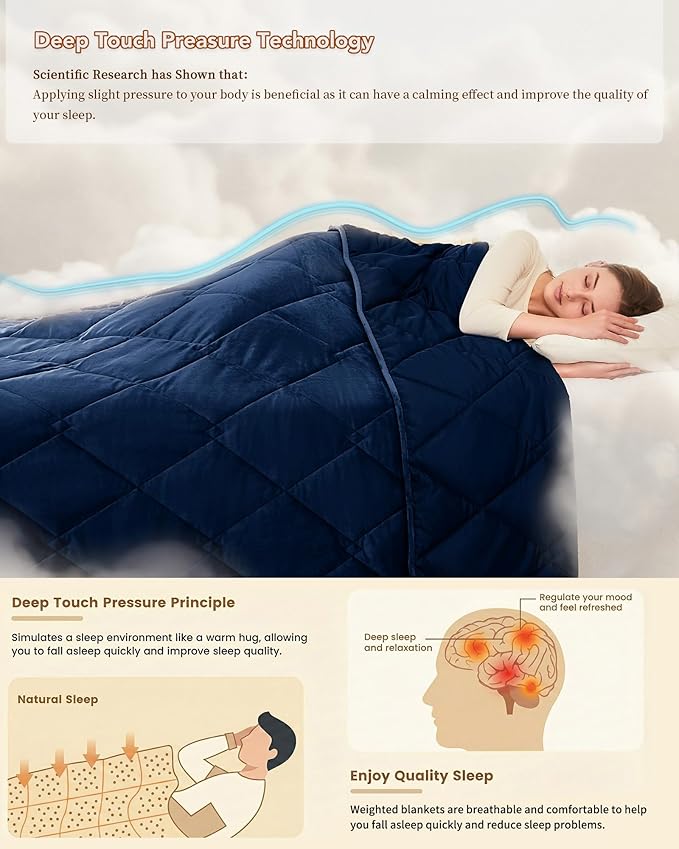 L'AGRATY King Size Weighted Blanket - Image 4