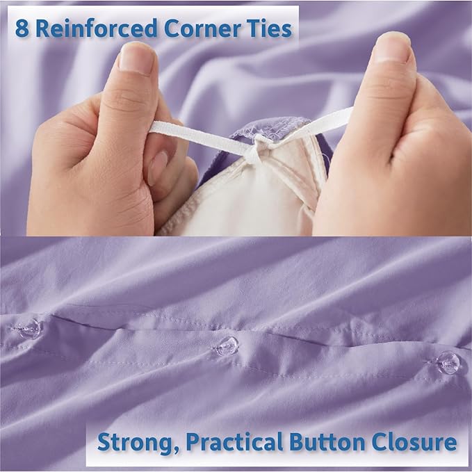 Nestl Lavender Duvet Cover Full Size - Image 4