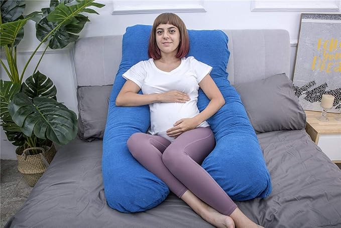 MOON PINE Pregnancy Pillow, U Shaped Full Body Pillow - Image 7