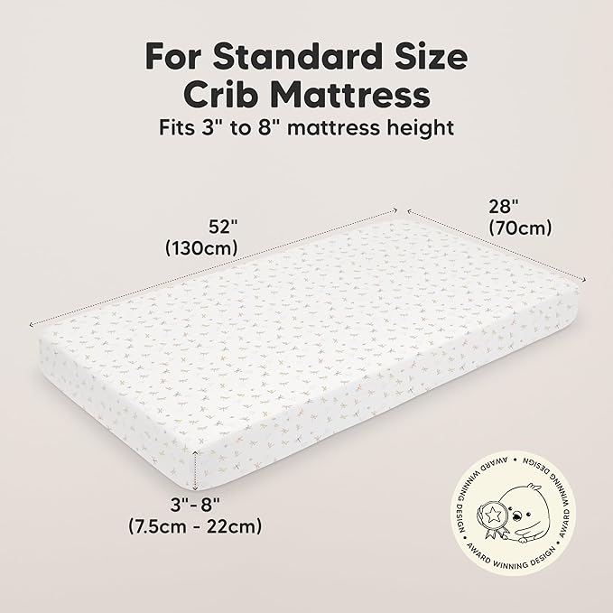 KeaBabies 2-Pack Organic Crib Sheets - Image 2