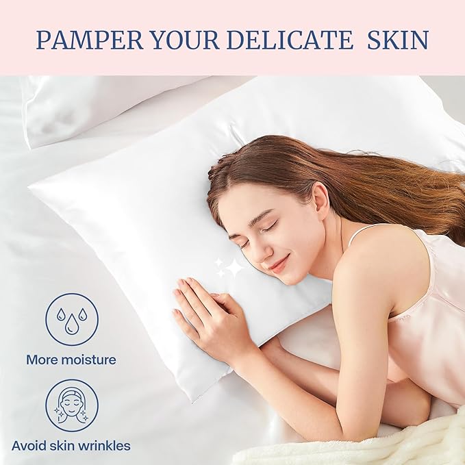 BEDELITE Satin Pillowcase for Hair and Skin, Super Soft Similar to Silk Pillow - Image 4