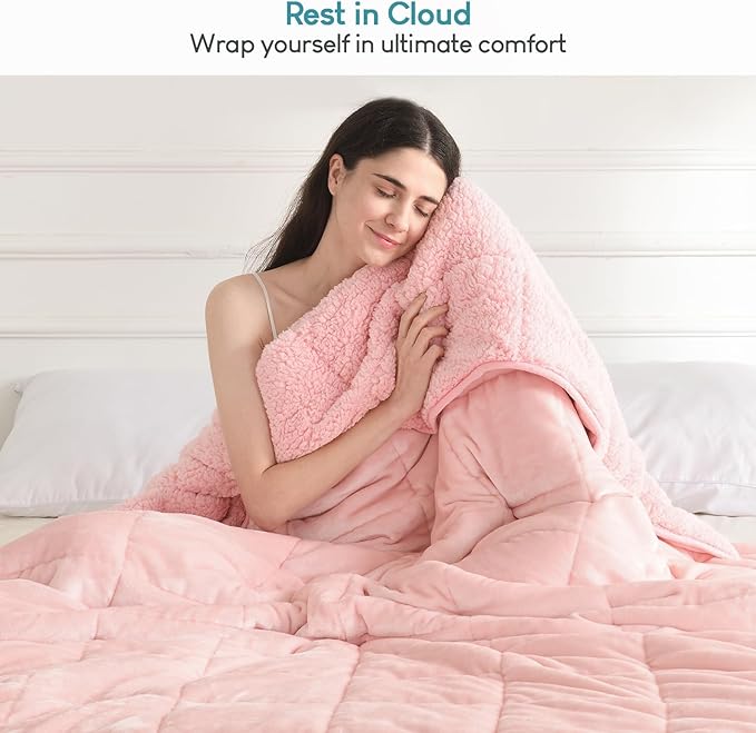 Cottonblue Weighted Blanket 15lbs 80x87 Inches - Image 6