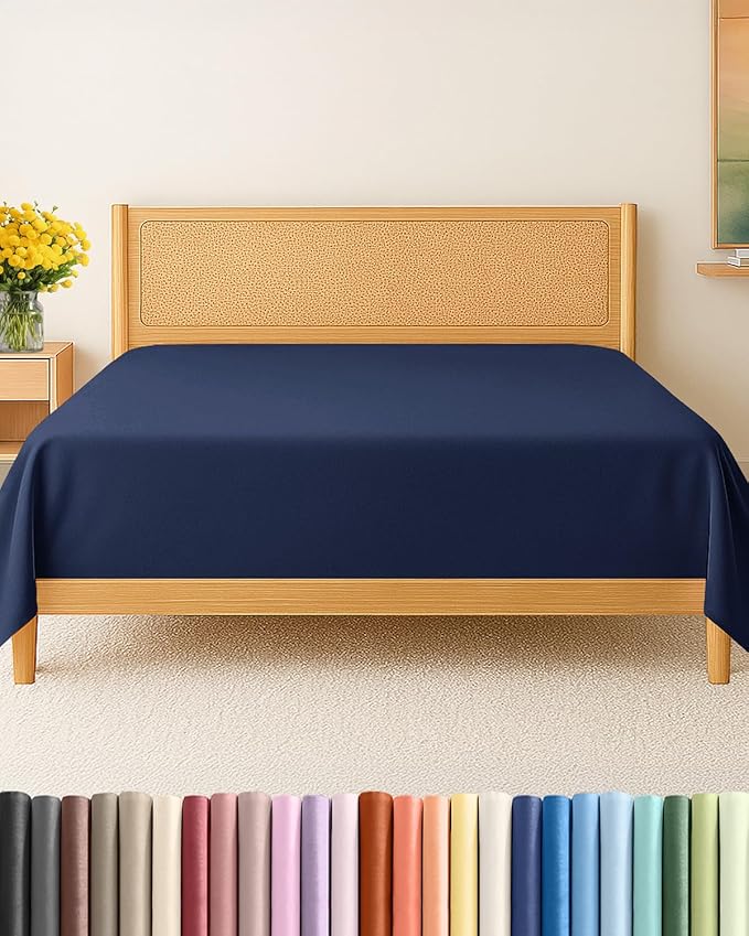 Twin XL Size Flat Sheet by CGKUnlimited