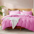 Nestl Light Pink Duvet Cover Queen Size by Nestl