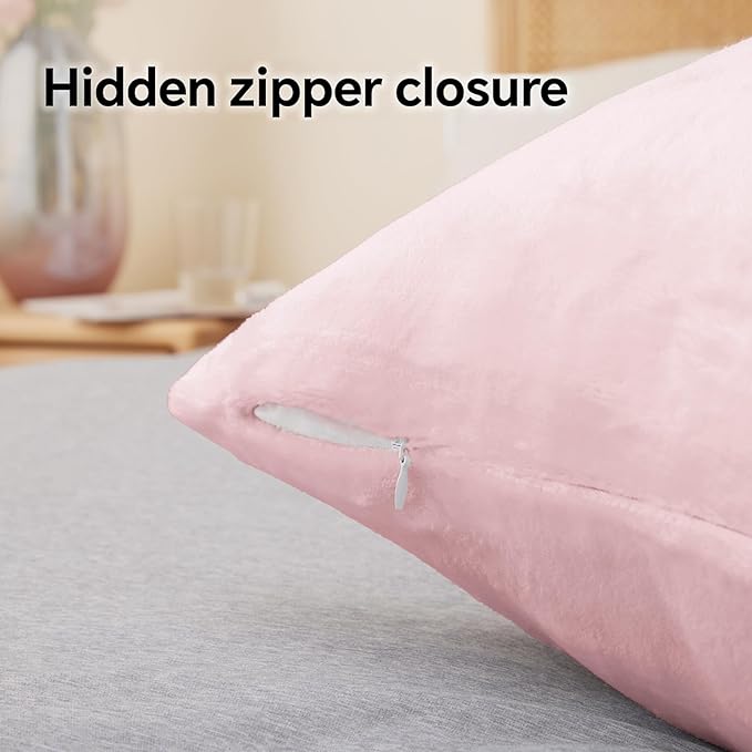 BEDELITE Flannel Pillowcases Standard Set of 2, Super Soft Fleece Pillow Case - Image 6