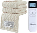 Heated Blanket Electric Blanket, 5 Heating Level, 1-12 Hour Auto Off, by XINIUSLEEP