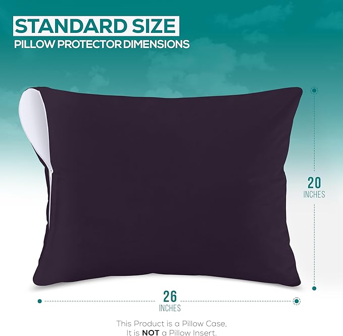 Utopia Bedding Premium 100% Waterproof Pillow Protectors - Image 2
