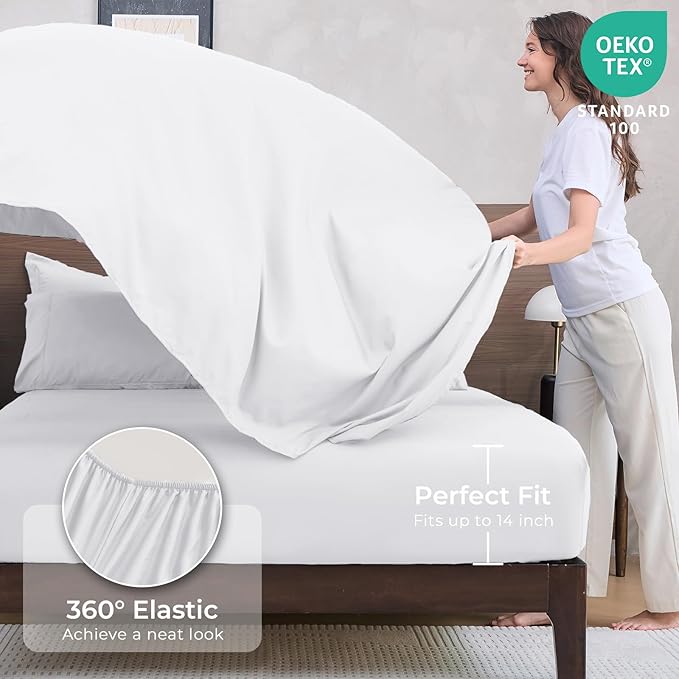 HEVUMYI White Queen Comforter Set - Image 5