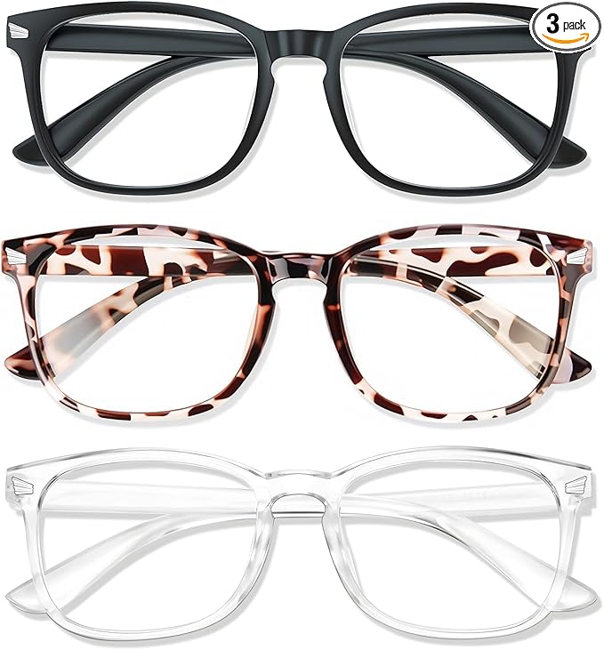 Blue Light Glasses for Woman Men | 99% Blue Light Blocking Glasses for Computer by Wintoo