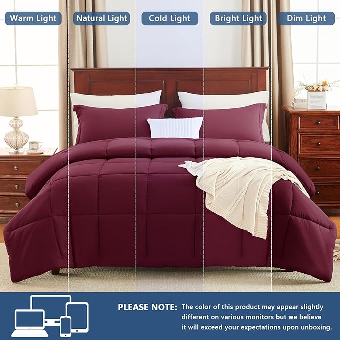 CozyLux King Size Comforter Set - Image 5