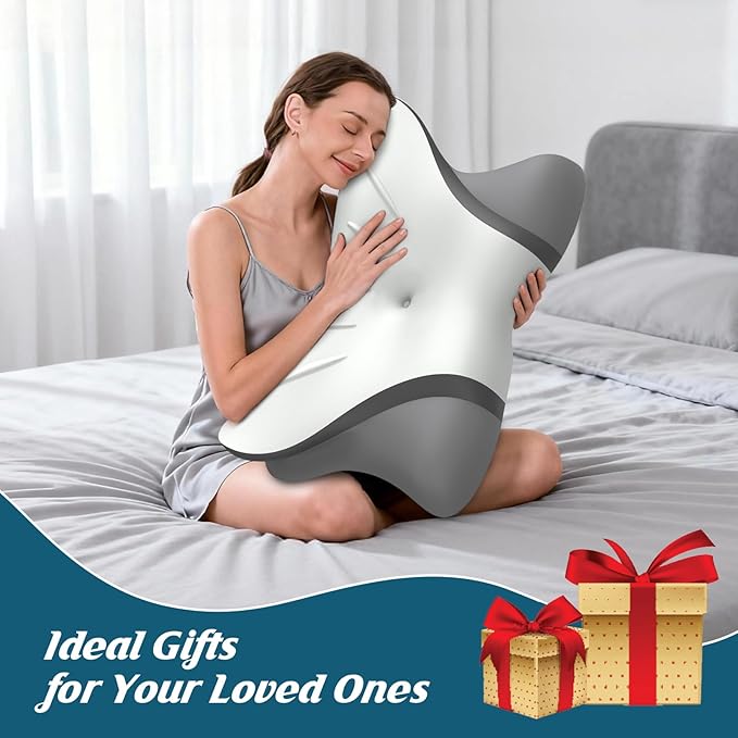 Cervical Neck Pillow for Pain Relief, Bed Pillows for Sleeping, Ergonomic - Image 8