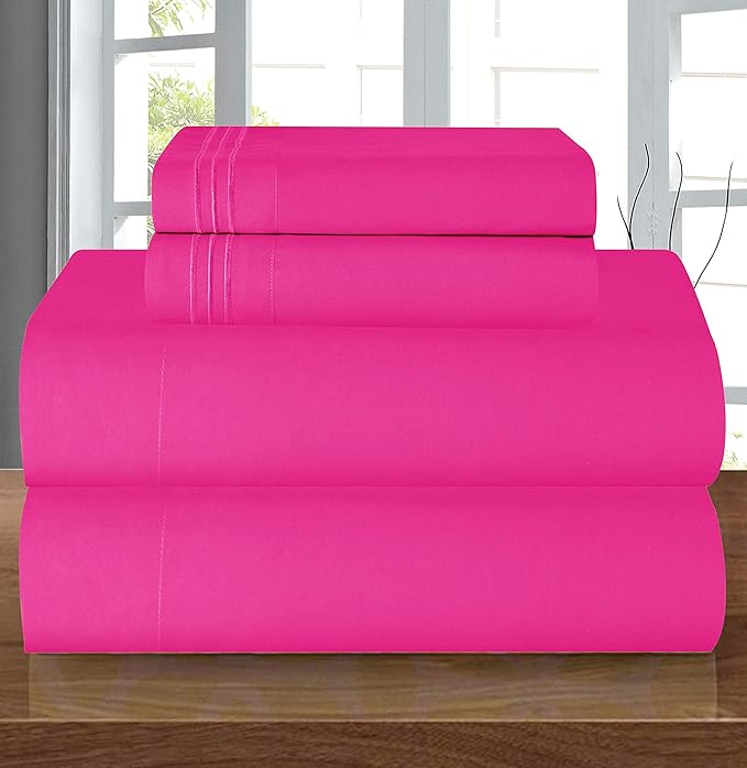 Elegant Comfort Luxury 1500 Premium Hotel Quality Microfiber 4-Piece Sheet Set by ELEGANTCOMFORT