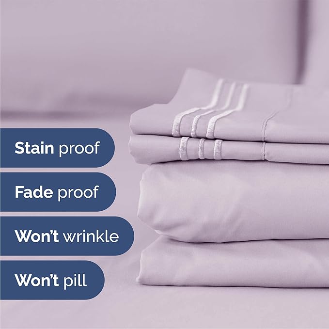 Queen Size 4 Piece Sheet Set - Image 5