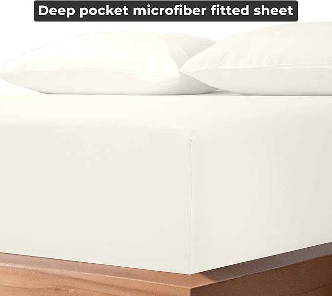 Royale Linens Fitted Sheet Full - Image 6